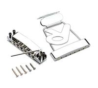 Trapecio eléctrico de 6 cuerdas para guitarra corto con cubiertas de puente y placa base, trapecio eléctrico fácil de instalar