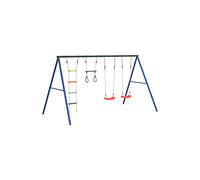 Trapecio Y Escalera Vidaxl Con Dos Columpios - Juego De Columpios De Exterior MKP