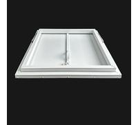 Trapez - Panel de acceso de aluminio para escotilla de techo con asa, construcción totalmente sellada, tamaños 90 x 90 cm, 95 x 95 cm, 101 x 101 cm, resistente a la intemperie