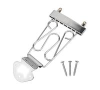 Trapeze Tailpiece, Guitar 6 String Replacement Parts for Home, Metal Tailpiece Bridge with Easy Installation Enhancing String Stability, Sustain and for Studio Recording Practice