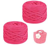 Trapillo para Crochet 285gx1/2/4 Hilo Para Tejer a Crochet Hilo Macrame, Cinta Hilo Trapillo Cuerda Macrame para Tejer Cestas de Ganchillo, Bolsos, Colgante de Pared, Mantas ( Color : 27@ , Size : 200