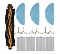 Trapos De Fregona Con Filtro De Cepillo Lateral Principal, Compatibles Con Aeno, ARC0002S ARC0003S, Piezas De Robot Limpiador, Accesorios De Aspiradora, Herramientas De Limpieza Del Hogar(Set a)