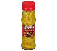 Trappey's Peppers in Vinegar Hot, 4,5 oz, (3 pack) by Trappey [Foods]