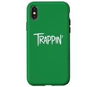 Trappin Gangsta Trap Lord Rapero Trap House Music TRAPPIN Carcasa para iPhone X/XS