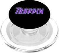 Trappin Purple Trap Music Gear para Trap Beat Rappers PopSockets PopGrip para MagSafe