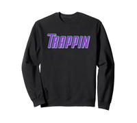 Trappin Purple Trap Music Gear para Trap Beat Rappers Sudadera