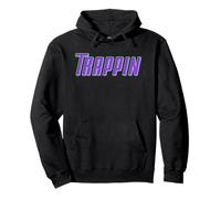 Trappin Purple Trap Music Gear para Trap Beat Rappers Sudadera con Capucha