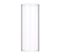Trasa de Guitarra, un Tubo de Tobogán Guitarra 60 Mm Altura, un Tobogán con Vidrio Metal Acero Inoxidable para Guitar (Transparente)