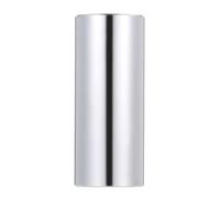 Trasa de Guitarra, un Tubo de Tobogán Guitarra 60 Mm Altura, un Tobogán con Vidrio Metal Acero Inoxidable para Guitar (SILVER)