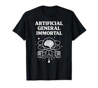 Trascendencia de Conciencia Artificial General Inmortal AGI Camiseta