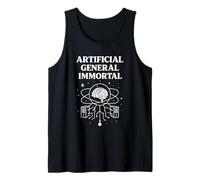 Trascendencia de Conciencia Artificial General Inmortal AGI Camiseta sin Mangas