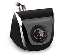 Trasera a Prueba Agua Cámara Visión Frontal Respaldo AHD 1080P Seguimiento Inteligente Vehículo Trayectoria Trasera Reversa Monitor Línea Guía(Black)