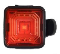Trasera Bici LED Recargable USB Impermeable Visibilidad Trasera | LED y COB potentes, visión clara noche, lluvia, para niebla, rendimiento , seguridad vial máxima(Red)