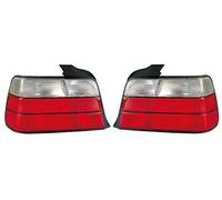 Trasera Cola luces lámparas indicadores Set en rojo y blanco par para BMW E36 Berlina