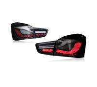 Trasera Faro Delantero Asamblea Para BMW Para Serie 1 Para F20 Para F21 2015-2018 Conjunto De Luces Traseras Luz LED Tipo Serpentina Con Escala Dragón Modificada(Red)