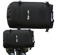Trasera Genérica para Dos Ruedas - Organizador de Viaje Impermeable 40L | Porta-Bagaje Trasero Bicicleta | Para Motocicleta, Bicicleta, Exterior, Casco, Equipo, Herramienta, 40 Negro