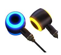 Trasera Luces Giro Luz de señal Giro para Motocicleta, luz eléctrica para, Intermitentes 12 V, Luces circulación Diurna para plástico ABS