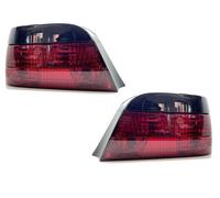 Trasera Luces Par Set Brillante Rojo Ahumado Para BMW 7 Series E38 94-98