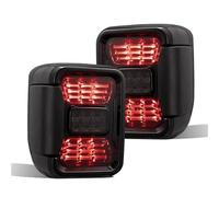 Trasera Luz Freno 2 Piezas/par para Jeep para Gladiator JT 2020 2021 2022 Versión Estadounidense Europea Luces LED Freno Trasero Luces Marcha Atrás LED Piloto Trasero(US Version)