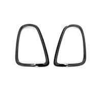 Trasera Luz Freno 2 Piezas para Mini para Cooper R56 R57 R58 R59 2007 2008 2009 2010 2011 2012 2013 Cubierta Luz Trasera Coche Marco Decorativo Anillo Luz Trasera. Piloto Trasero(Negro)