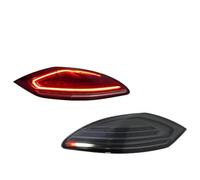 Trasera Luz Freno Luces Traseras LED para Panamera 2010 2011 2012 2013. Animación Arranque Parpadeo Agua. Conjunto Luces Traseras para Coche. Plug and Play. Piloto Trasero(Rojo)