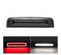 Trasera Luz Freno para Dodge para Ram 1500 2500 3500 4500 5500 2002-2018 Luz Freno LED Montaje Alto Guía Luz Anillo LED Montaje Alto Tercera Luz Freno Piloto Trasero(Black For 2010-2018)