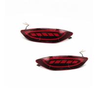 Trasera Luz Freno para Hyundai para Accent para Verna para Solaris Brio 2008-2015 Luz LED Parachoques Trasero Reflector Trasero Luz Antiniebla Freno Señal Giro Piloto Trasero(3 Functions)