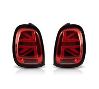 Trasera Luz Freno para Mini para Cooper F55 F56 F57 2014-UP Lámpara Trasera LED para Coche Lámpara Trasera LED para Coche Luz Trasera LED para Coche Piloto Trasero(Red Black Frame)