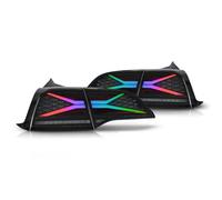 Trasera Luz Freno Para Tesla Para Modelo 3 Para Modelo Y Luces Traseras Luces Traseras Automáticas Animación Arranque Automóvil Lámpara Trasera Conjuntos Luces Traseras Piloto trasero(RGB Europe Versi