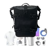 Trasera para Bicicleta, Impermeable, de Equipaje para Motocicleta, antiarañazos, Gran Capacidad, Multifuncional, Accesorios de Ciclismo al Aire Libre para Viajes, Camping, equitación