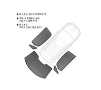 (Trasero 5 piezas) Para Toyota RAV4 2019-2022 2023 2024 RAV 4 Parasol magnético para coche, visera delantera,