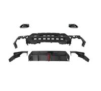 Trasero Alerón Parachoques Alerón Para Difusor Parachoques Trasero Con Puntas Silenciador Escape Plateado Claro Para Serie 2 G42 Sport 2022-2025