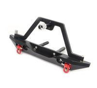 Trasero Alerón Parachoques Barra Parachoques Delantero Trasero Aluminio Con Portador Neumáticos Repuesto Para 1:10 Axial SCX10 II 90046 90047 TRX-4 TRX4 RC(Rear bumper 1)