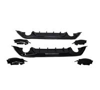 Trasero Alerón Parachoques Difusor Labio Parachoques Trasero Coche Alerón Divisor Para Ford Para Focus ST MK4 Hatchback 2019-2022 Kits Carrocería Tuning ABS(Carbon Look)