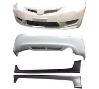 Trasero Alerón Parachoques Kit Carrocería Para Lateral Parachoques Faldón Delantero Trasero Ala Trasera Para CIIMO Convert FD2 Estilo Accesorios Para Coche(Tail wing)