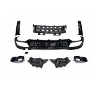 Trasero Alerón Parachoques Para Benz Clase S W223 S63 Para AMG S580 Sedan 4 Puertas Sport 2022 2023 Difusor Parachoques Trasero Labio Silenciador Kit Punta Tubo Escape