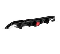 Trasero Alerón Parachoques Parachoques Delantero Trasero Coche Delantal Protector Alerón Difusor Luz Freno LED Para Infiniti Q50 Estándar/versión Deportiva 2014-2017(A)