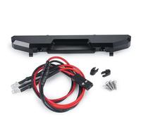 Trasero Alerón Parachoques Parachoques Delantero/trasero Metal Luz Para Axial SCX24 Para Wrangler 1/24 Coche Trepador Control Remoto Camión Modelo Piezas Mejora(Trasero)