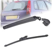 Trasero Escobilla Limpiaparabrisas para Fiesta MK5 Hatchback 2002-2008, Coche Ventanas Escobilla y Brazo Juego Caucho Repuesto Limpieza Accesorios