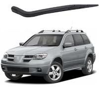 Trasero Escobilla Limpiaparabrisas para Mitsubishi Outlander 2003-2006, Coche Ventanas Escobilla y Brazo Juego Caucho Repuesto Limpieza Accesorios