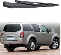 Trasero Escobilla Limpiaparabrisas para Nissan Pathfinder R51 2005-2012, Coche Ventanas Escobilla y Brazo Juego Caucho Repuesto Limpieza Accesorios