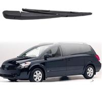 Trasero Escobilla Limpiaparabrisas para Nissan Quest V42 2004-2009, Coche Ventanas Escobilla y Brazo Juego Caucho Repuesto Limpieza Accesorios