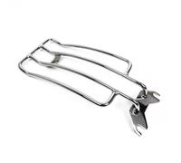Trasero Estante para Heritage Classic para Deluxe 2018 2019 2020 2021 2022 Portaequipajes Individual para Motocicleta Soporte Portaequipajes Moocicleta(Chrome)