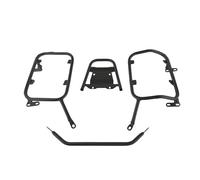 Trasero Estante para Suzuki V-Strom 650 DL650 2017-2022 Baúl Trasero para Motocicleta Alforjas Soporte Portaequipajes De Acero Inoxidable Soporte Portaequipajes Moocicleta(Black1 Set)