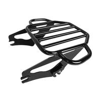 Trasero Estante para Touring Electra Glide Street Glide Road Glide Road King 2009-2025 Suministros De Motocicleta Portaequipajes Parrilla Trasera Soporte Portaequipajes Moocicleta(Black)