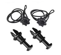 Trasero Maletero Cuerda Compatible Con Seat Para Altea 2004-2009 Para Ibiza 2009-2017 Paquete Maletero De Coche Correa Estante Clips De Cuerda Bandeja Para Maletero Percha Cuerda Gancho Pivote