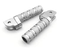 Trasero Motocicleta Reposapiés Para HORNET 600 250 Para HORNET900 VTR1000SP CB1300SF SB CNC Reposapiés Delantero Ajustable(Silver)