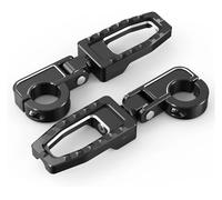 Trasero Motocicleta Reposapiés Para Road Para King Para Special FLHRXS Para Street Para Glide FLHX 2006-2023 Tri Ultra Estriberas Montaje Protección Motor(Black)