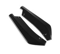 Trasero Spoiler Alerón Trasero para X5 X7 E46 E91 E90 E93 E81 E60 E61 F10 F20 2 Uds Parachoques Trasero Labio Envoltura Ángulo Difusor Divisor Canard Alerón Trasero(Negro Brillante)