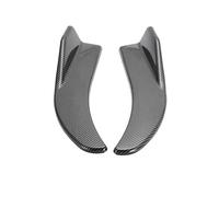Trasero Spoiler Alerón Trasero Protector Borde Labio para Parachoques Trasero Coche Cubierta Faldón Lateral Protectores Esquina Alerón Trasero(Style2 Carbon)